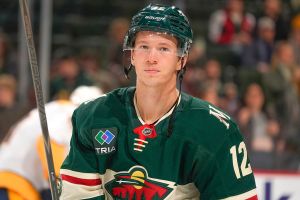 SAINT PAUL, MN - DECEMBER 23: Matt Boldy #12 of the Minnesota Wild warms up prior to the game against the Nashville Predators at Grand Casino Arena on December 23, 2025 in Saint Paul, Minnesota. (Photo by Bruce Kluckhohn/NHLI via Getty Images)