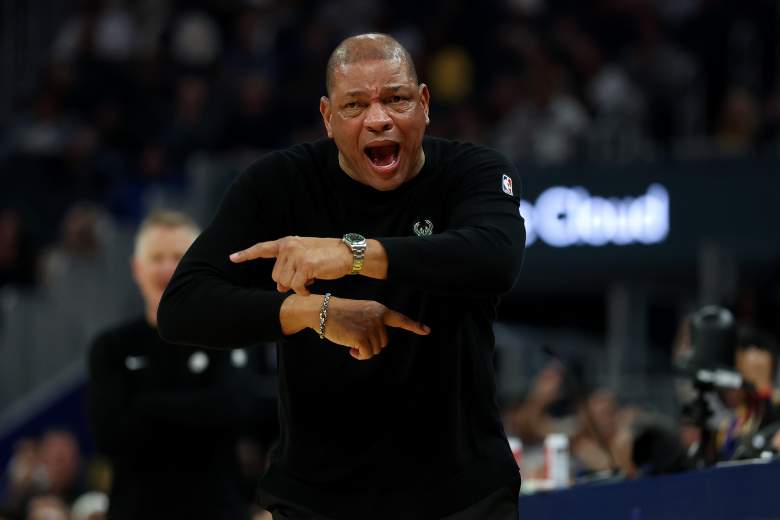 Milwaukee Bucks head coach Doc Rivers during an NBA gmae.