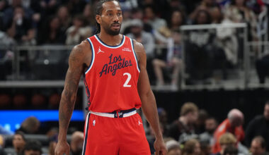 Basketball: Los Angeles Clippers Kawhi Leonard (2) walks on the court vs Detroit Pistons at Little Caesars Arena. Detroit, MI 1/10/2026 CREDIT: Erick W. Rasco (Photo by Erick W. Rasco/Sports Illustrated via Getty Images) (Set Number: X164816 TK1)