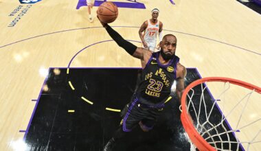LeBron James nearly records a triple-double, as Lakers snap three-game losing streak with 141-116 win over Hawks – NBC Los Angeles