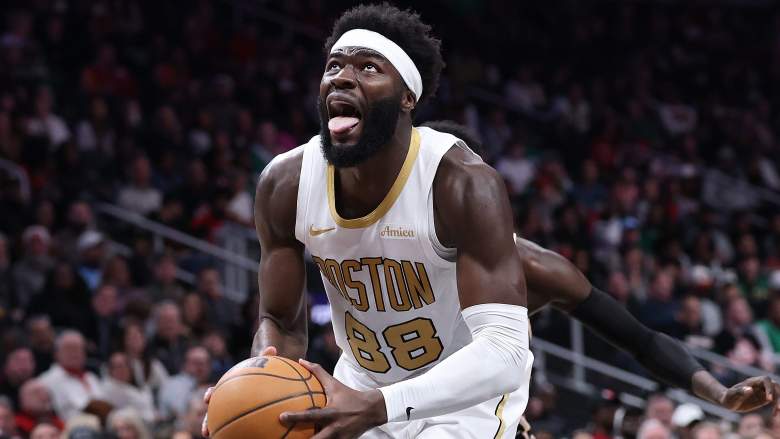 Neemias Queta #88 of the Boston Celtics