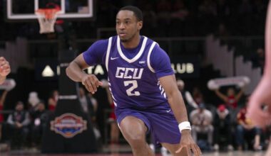 GCU guard Makaih Williams...