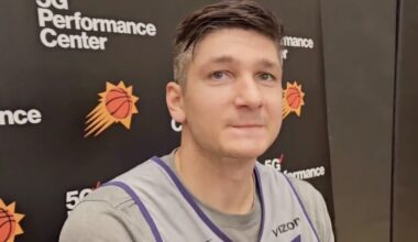 Grayson Allen during an interview