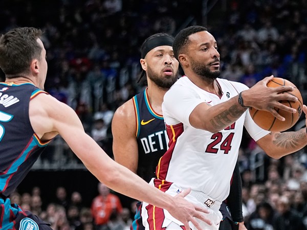 Powell scores 36 to lead Heat past Pistons 118-112