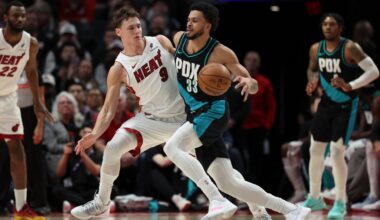 Miami Heat fall to Portland Trail Blazers' solid shooting