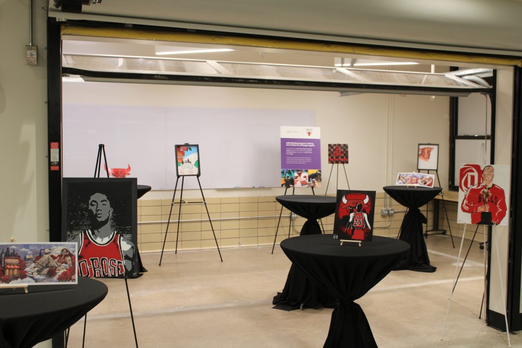 The Bulls and After School Matters unveiled a mural titled “Home Court of Dreams,” dedicated to Rose at the afterschool program’s new teen center at 1065 N. Orleans St. in Cabrini-Green.