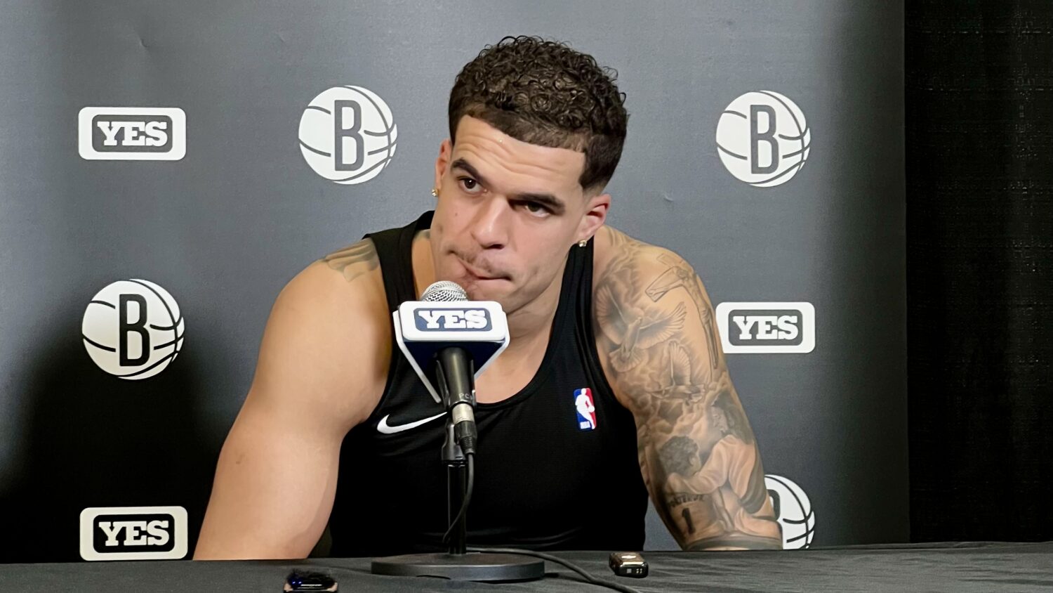 Former Denver Nuggets forward and now Brooklyn Nets player Michael Porter Jr. ahead of his return t...