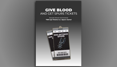 New year blood donations could net you 2 Spurs game tickets