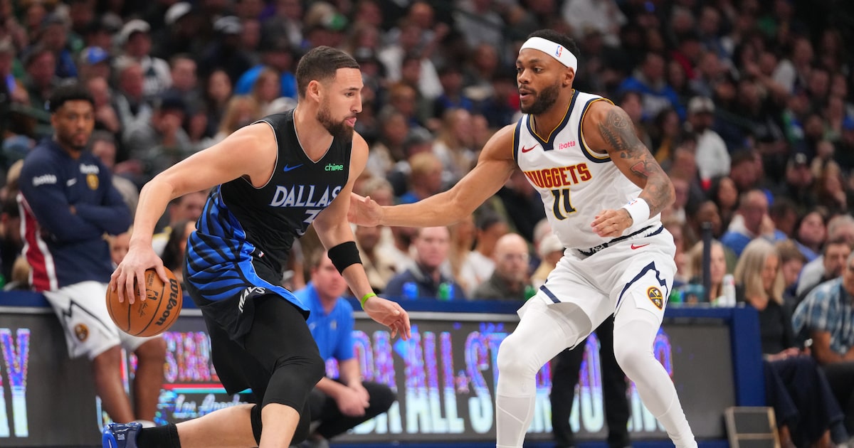 Klay Thompson’s chase for 3-point milestone spoiled in Mavs injury-riddled loss to Nuggets