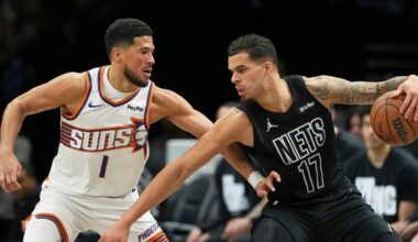 Dillon Brooks, Devin Booker power Phoenix Suns to win over struggling Brooklyn Nets