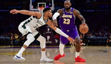 LeBron James Gifted His Jersey To Giannis Antetokounmpo