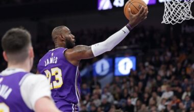 Jake LaRavia Appreciates LeBron James Making Effort Plays In 23rd Season