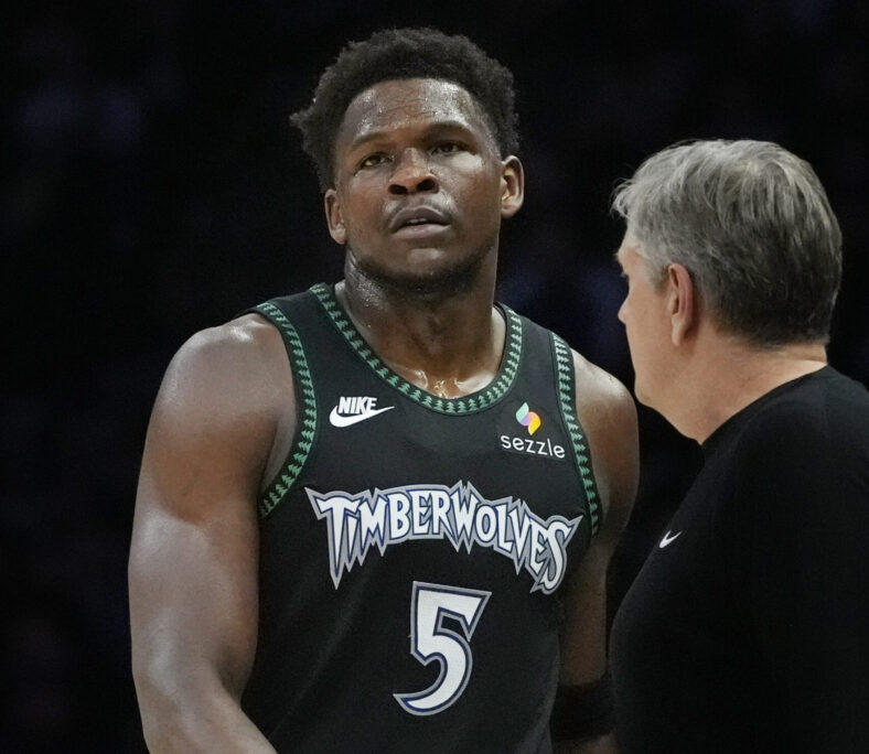 Anthony Edwards and Chris Finch - Minnesota Timberwolves