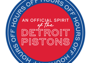 Off Hours Bourbon Detroit Pistons sponsor logo