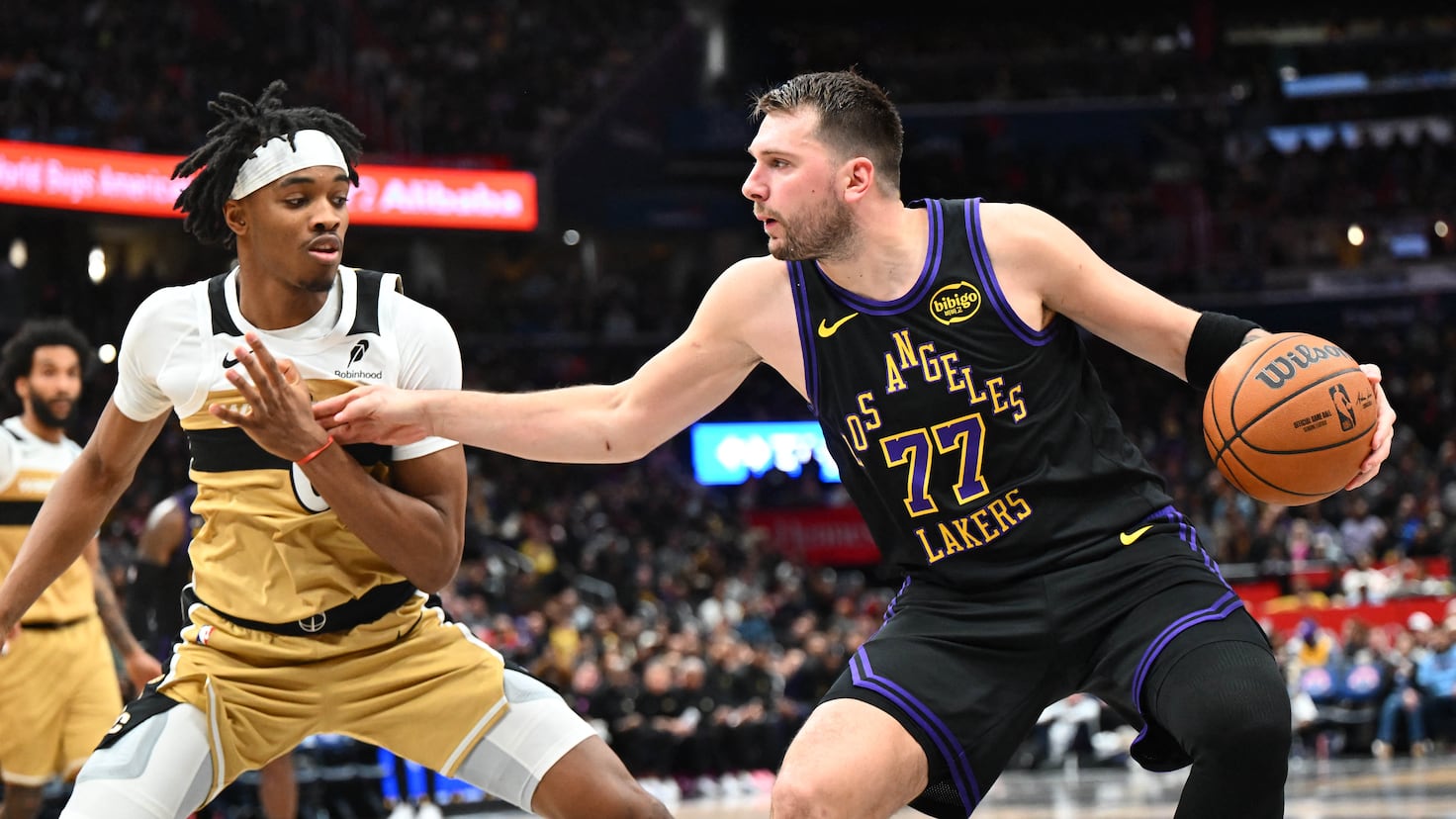 Luka Doncic’s history-making triple-double powers Lakers past Wizards