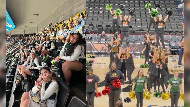 Patuxent High School Cheer Team Performs In Washington Wizards Halftime Extravaganza
