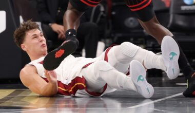 Miami Heat's Pelle Larsson misses another game due to ankle