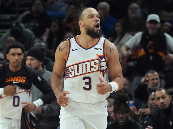 Dillon Brooks scores career-high 40 on his own T-shirt night, leading Suns past Pistons 114-96