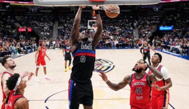 Pistons never trail while cruising to fourth straight win, 112-104 over struggling Pelicans – Macomb Daily