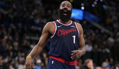 Clippers star James Harden passes Shaquille O'Neal for 9th place on the NBA's all-time scoring list