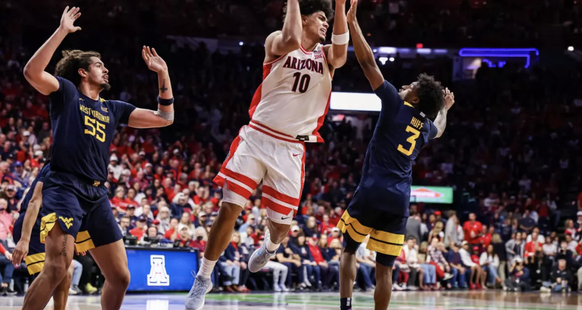 Brayden Burries and Arizona men’s basketball defeat West Virginia in Tucson, propelling the Wildcats to 20 straight wins and fueling thoughts of a Final Four appearance