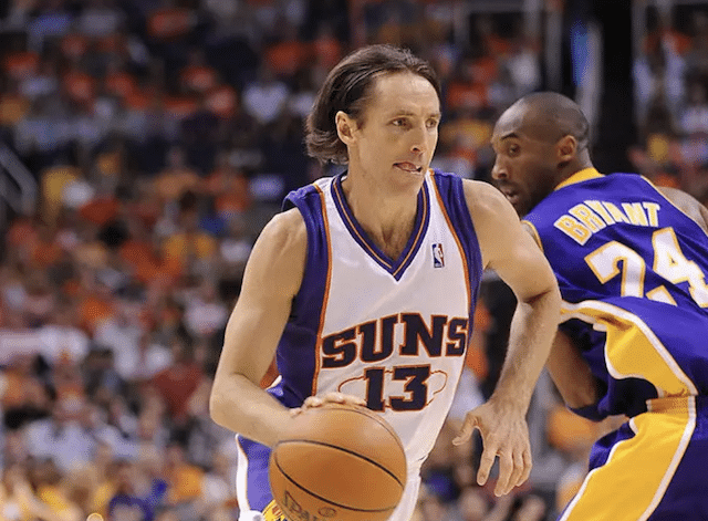 Steve Nash, Kobe Bryant, Lakers, Suns
