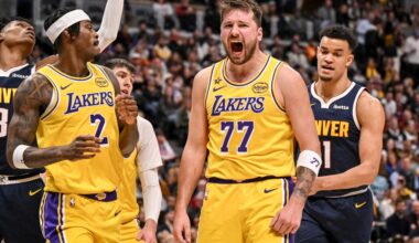 Luka Doncic goes for 38-point triple double, Lakers rally past Nuggets