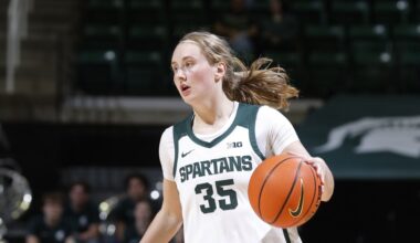 Blair scores 21 points; No. 13 Michigan State women hold off USC 74-68 – Macomb Daily