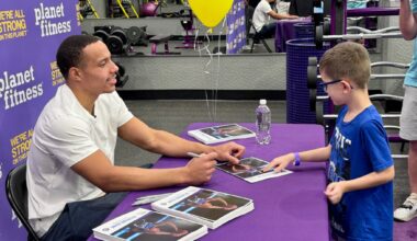 Desmond Bane meets and greets with Orlando Magic fans
