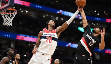 Gran noche de Sarr ayuda a Wizards a romper racha de 9 derrotas, al imponerse 115-111 sobre Blazers – Boston Herald