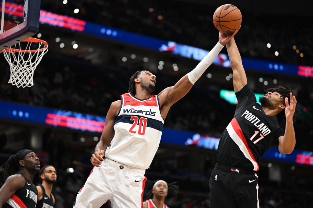 Gran noche de Sarr ayuda a Wizards a romper racha de 9 derrotas, al imponerse 115-111 sobre Blazers – Boston Herald