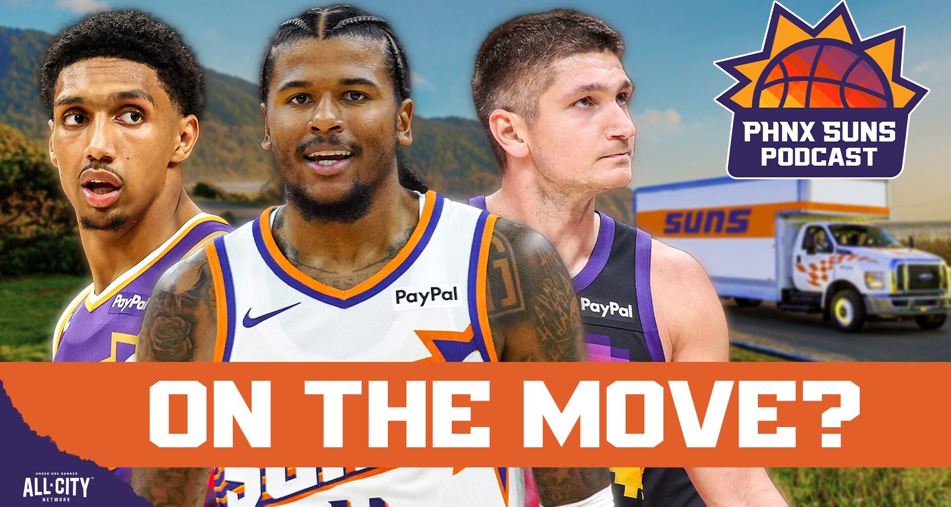 Suns' Ryan Dunn, Jalen Green and Grayson Allen