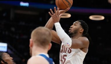Mitchell scores 28 points as Cavaliers beat Timberwolves 146-134
