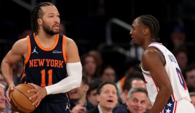 Sixers guard Tyrese Maxey drops one spot in latest All-Star Game voting returns, barely trailing Jalen Brunson