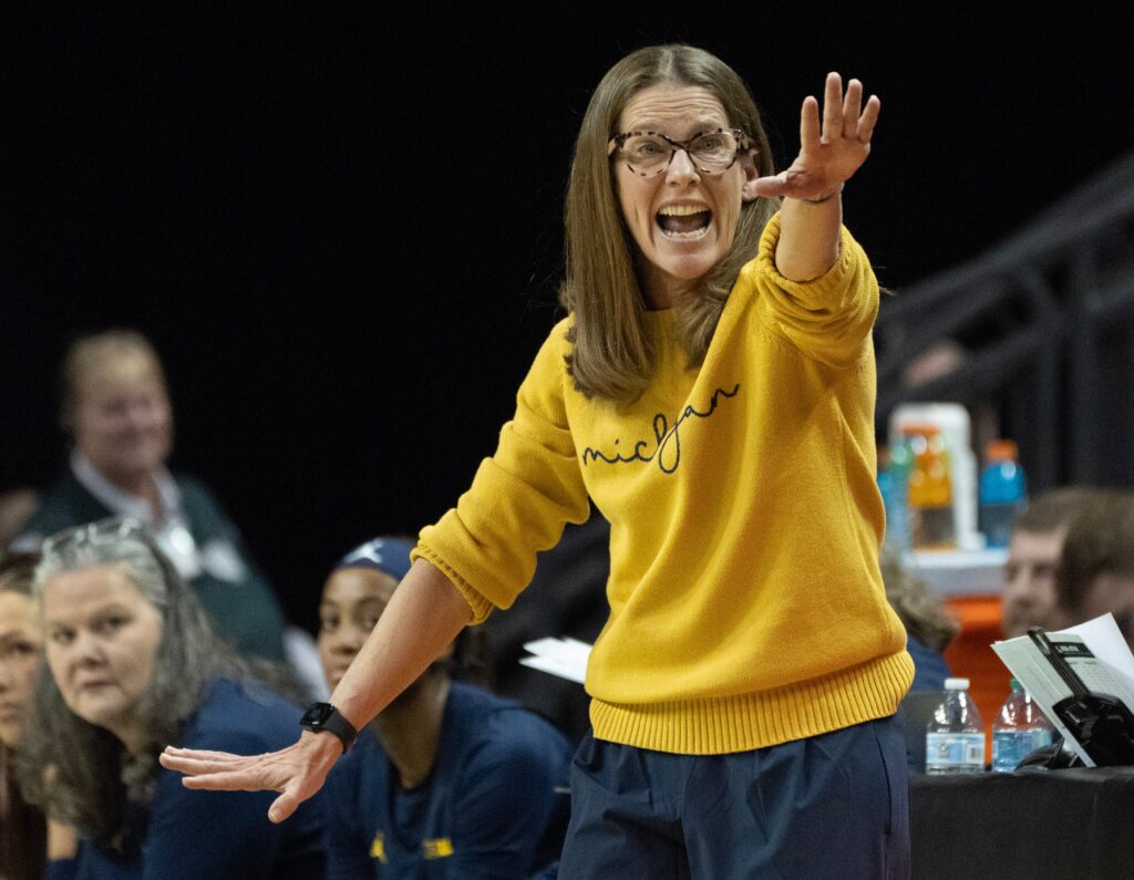 Michigan Wolverines women’s coach Kim Barnes Arico