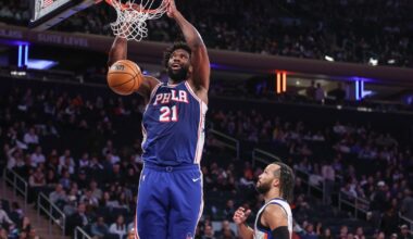 Sunday stats: Joel Embiid's first dunk, VJ Edgecombe doing it all as Sixers beat Knicks at Madison Square Garden again