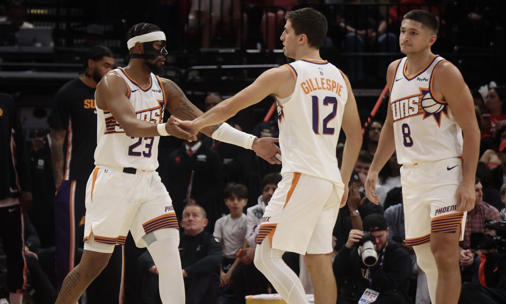 Devin Booker Devin Booker injury Devin Booker injured Devin Booker ankle Phoenix Suns Atlanta Hawks Suns fans react