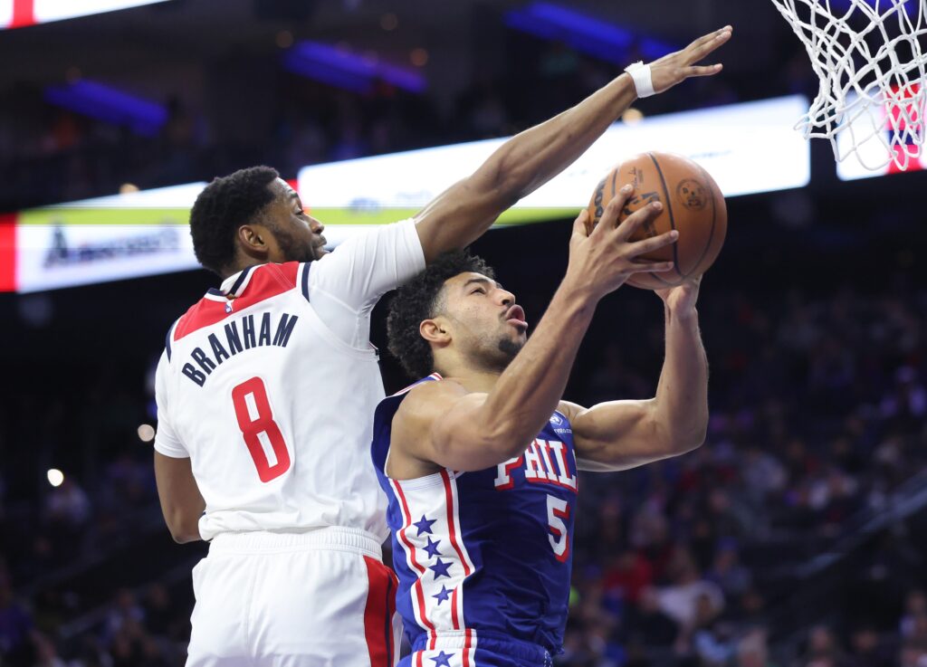 3. Oct. 28 — Philadelphia 76ers vs. Washington Wizards — 16-point comeback
