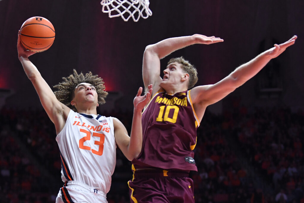 Illinois Fighting Illini guard Keaton Wagler