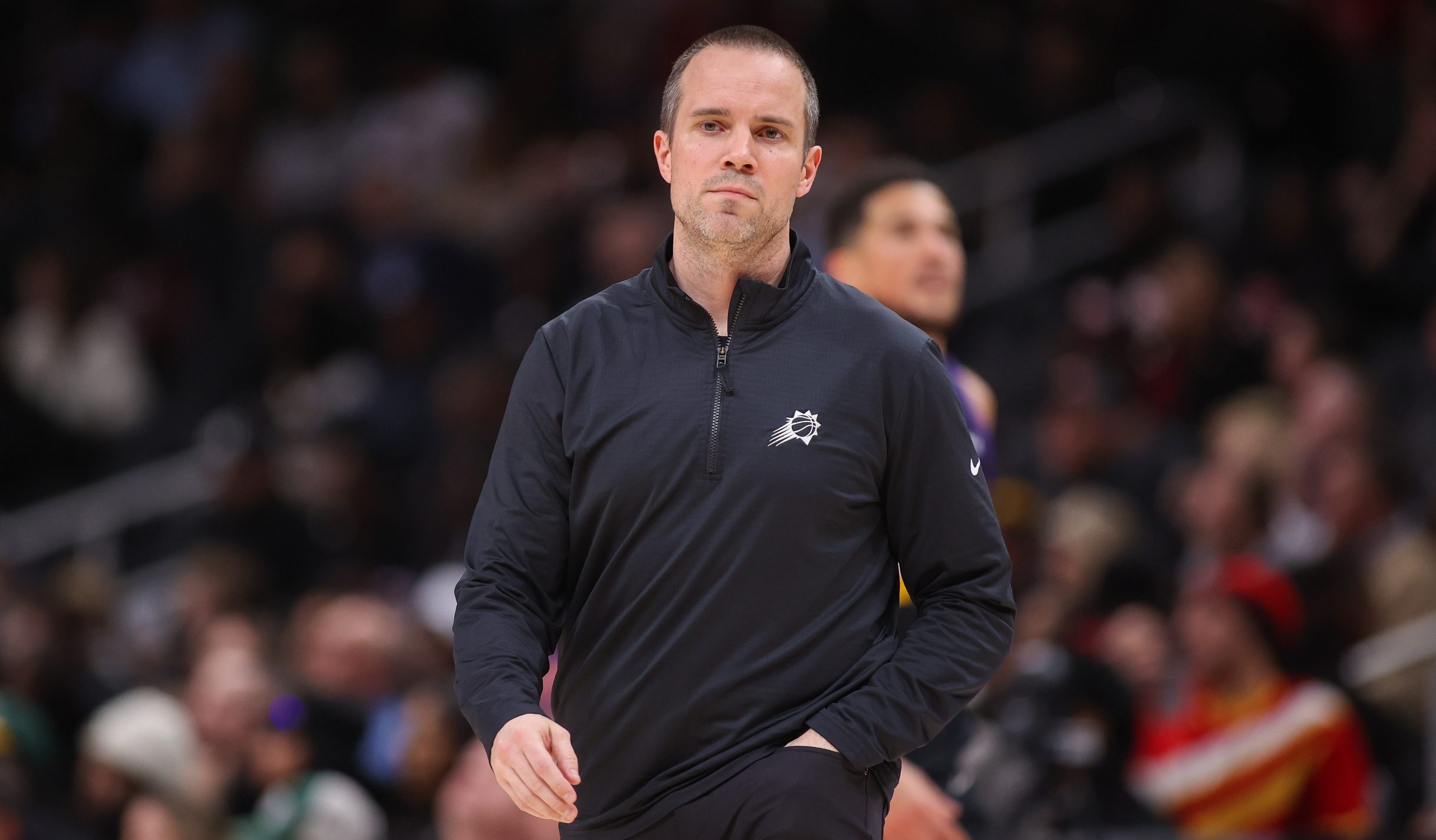 Devin Booker Devin Booker injury Devin Booker injured Devin Booker ankle Phoenix Suns Atlanta Hawks