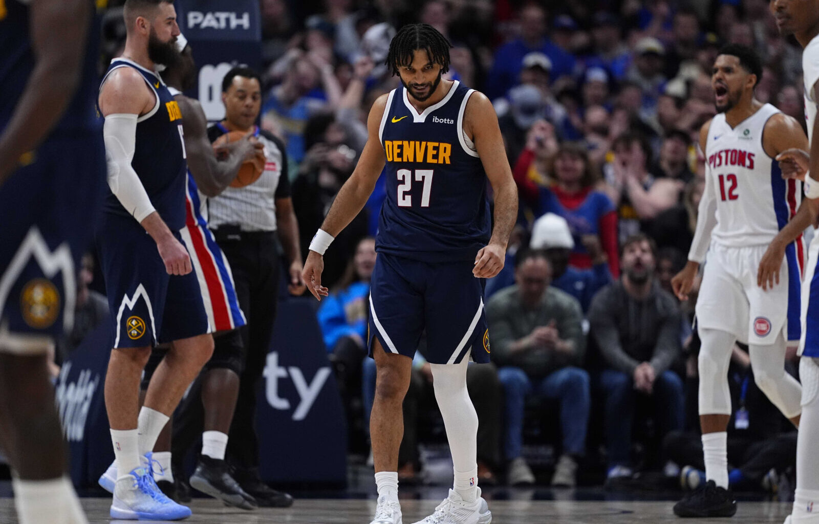Recap: Denver Nuggets fall behind early and lose 109-107 against Detroit Pistons