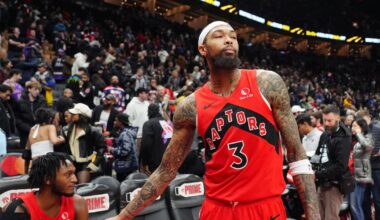 Raptors’ Brandon Ingram leaves games vs. Hornets with right thumb sprain