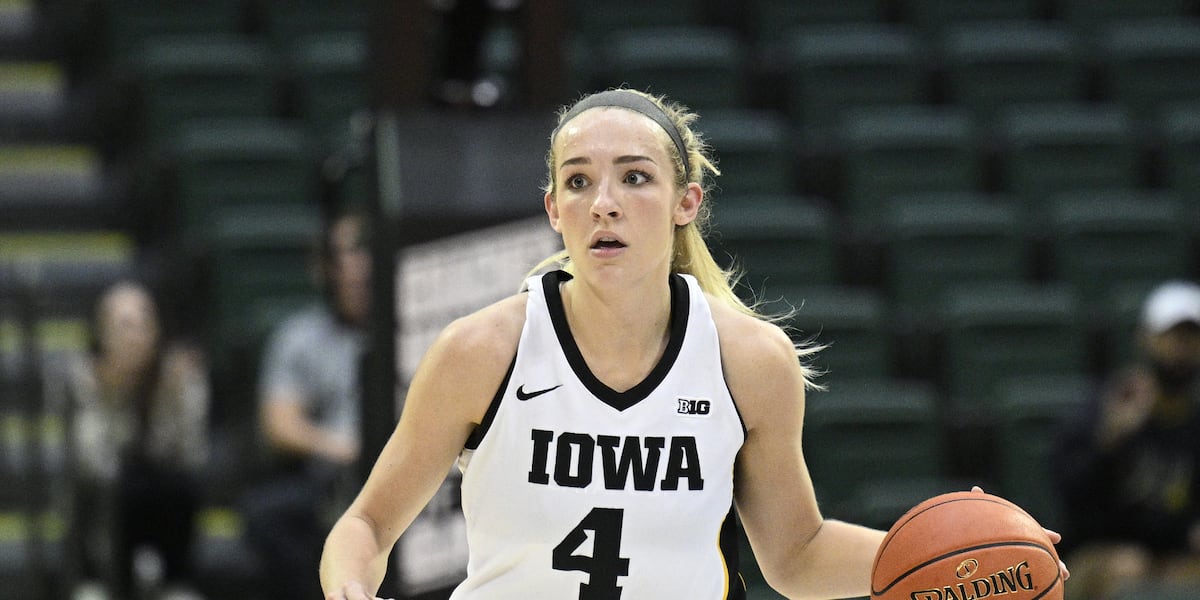 No. 14 Iowa women overcome 16-point halftime deficit, defeat Indiana 56-53