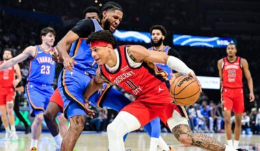 Pelicans lose testy game to Thunder, 104-95