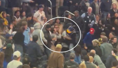 Golden State Warriors fans brawl