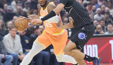 Donovan Mitchell scores 45, leads Cavs to fourth straight win, 114-98 over Magic