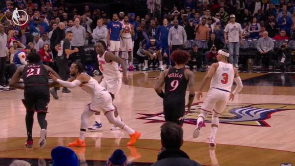 Brunson scores 31 points to lift the Knicks over Embiid and the 76ers, 112-109