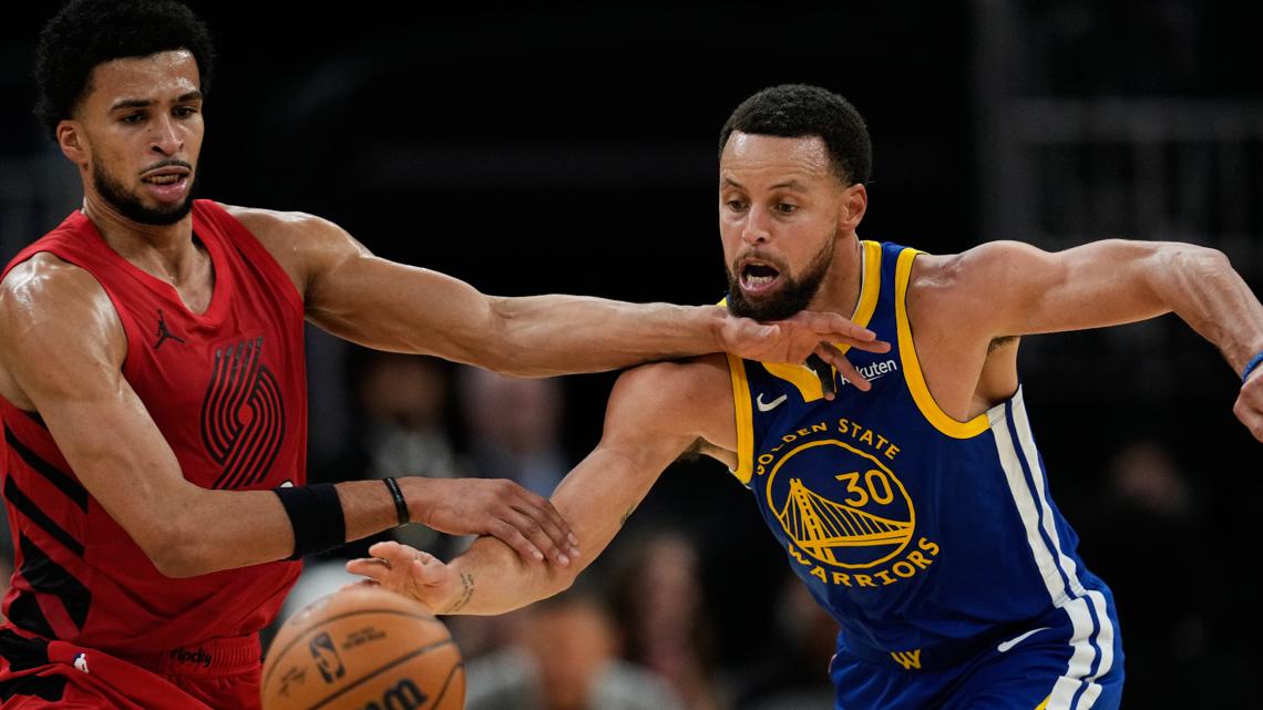 Butler scores 16, Curry dishes 11 assists as Warriors run away from Trail Blazers for 119-97 win