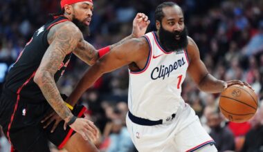 Harden's 31 points, 10 rebounds lead Clippers past Raptors 121-117 in OT for 5th straight win :: WRAL.com