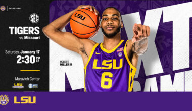 Basketball Tigers Host Missouri; Alumni Day; 1986 NCAA Final Four Team Honored – LSU